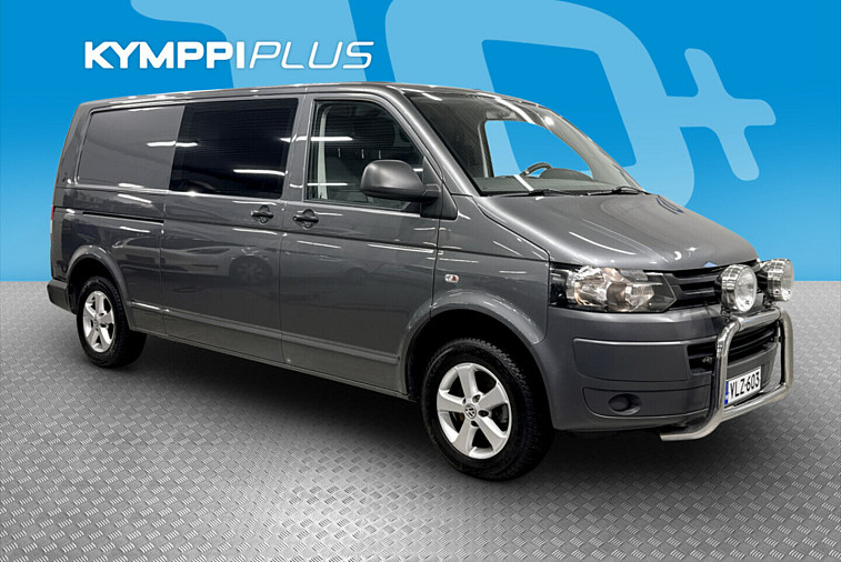 Volkswagen Transporter umpipakettiauto pitkä 2,0 TDI 103 kW DSG BlueMotionTechnology - Sis. ALV / 1. Omisteinen Suomi-auto / Liukuovet molemmin puolin / Vetokoukku