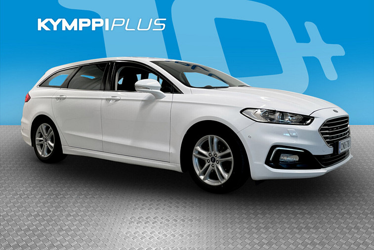 Ford Mondeo 2,0 TDCi EcoBlue 150hv A8 Titanium Wagon - ** Webasto / Vetokoukku / Lämpölasi / Adapt. vak / Xenon / Peruutuskamera / Juuri huollettu! **