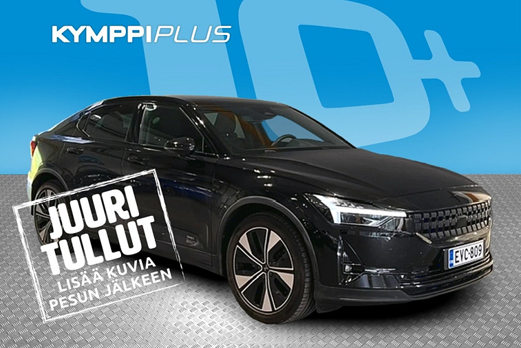 Polestar 2 Long Range Single Motor, 170kW, 78kWh - SoH 94,3 % / Plus-paketti / Pilot-Lite paketti / Vetokoukku / Jatkotakuu 05 / 2029 / Ruostesuojattu