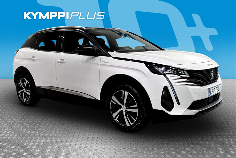 Peugeot 3008 GT Hybrid4 300 EAT8-automaatti - ACC / Panorama / Hierovat istuimet / Nahat / Koukku / LED / Navi / Merkin huoltokirja / SOH 93% / Focal Sound System / Lämmitetty tuulilasi / 360° kamera