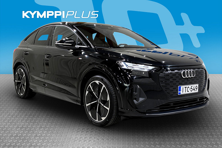 Audi Q4 e-tron 40 e-tron Sportback - Huippuvarusteilla: MMI navi / S-line-paketti / Comfort Plus / Lämpöpumppu /