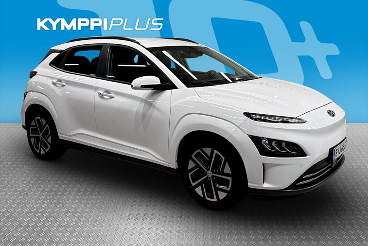 Hyundai KONA electric 64 kWh 204 hv Style MY21 - Lämpöpumppu / SOH 94,3 % / Acc / Hud / Krell /