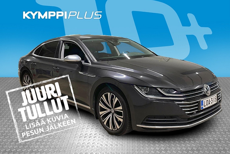Volkswagen Arteon Elegance 2,0 TDI 110 kW (150 hv) DSG-automaatti - Vetokoukku / ACC / Keyless / Navi / Digimittaristo / ergoComfort-istuin kuljettajalla / Nahka-alcantara