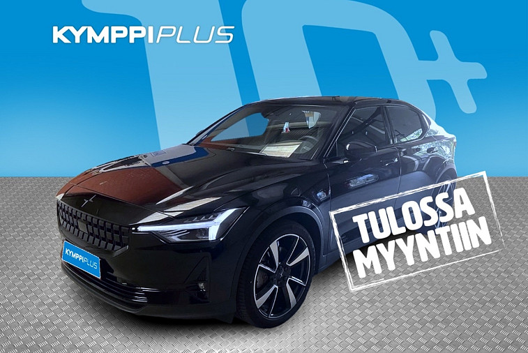 Polestar 2 Long Range Dual Motor, 300kW, 78kWh - Pilot ja Plus paketit / 2 x renkaat / Acc / Panoraama / Pixel Led