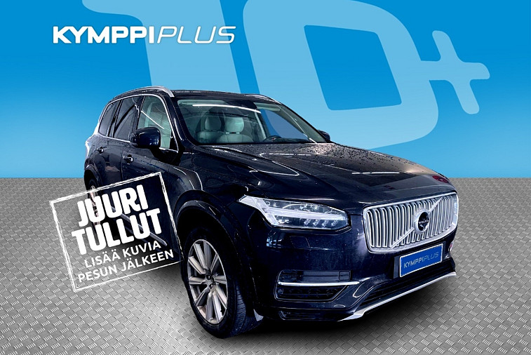 Volvo XC90 T8 Twin Engine AWD Inscription aut - 2-omisteinen Suomi-auto, ERAD vaihdettu, huollettu 9/2026, katsastettu 9/2026, 7-paikkainen, Bowers & Wilkins, adaptiivinen vakionopeudensäädin, alle taittuva vetokoukku, Webasto, ilmajousitus