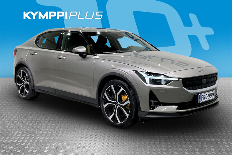 Polestar 2 Long Range Dual Motor Performance, 300kW, 78kWh - Öhlins Performance -alusta / Brembo Performance -jarrut / Pixel-LED / 360° kamera / ACC / Blis / Harman/Kardon Premium Sound / Sähköpenkit muistilla / Panorama