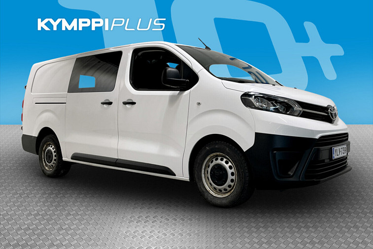 Toyota Proace L2 2,0 D 145 Automatic Edition 5-ovinen - ALV / Webasto kaukosäädöllä / Liukuovet molemminpuolin / Pariovet takana / Juuri huollettu!