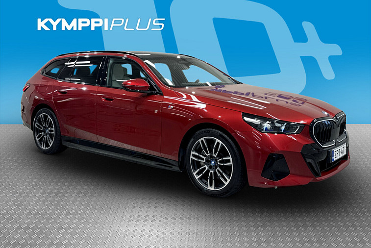 BMW i5 G61 Touring xDrive40 M Sport - **Huippuvarusteet, mm: HUD, Pano, Comfort Access, 360, koukku, Bowers & Wilkins, Jatkotakuu 01/2030 asti**