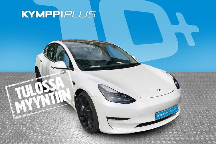 Tesla Model 3 Performance - Valkoiset nahkapenkit ja pienet kilometrit!