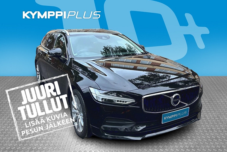 Volvo V90 D3 Business aut / Webasto / Pilot Assist / Peruutuskamera / Sähkötoiminen handsfree-takaluukku - Webasto / Pilot Assist / Mukautuva vakionopeudensäädin / Peruutuskamera / LED-ajovalot / Sähkötoiminen handsfree-takaluukku / Apple CarPlay ja Android Auto / 