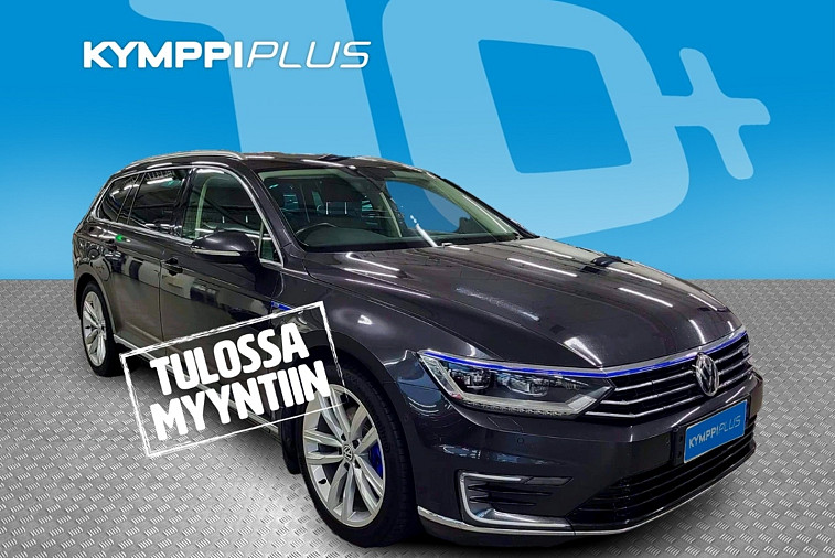 Volkswagen Passat Variant GTE Plug-In Hybrid 160 kW (218 hv) DSG-automaatti - Adaptiivinen vakionopeudensäädin, lisälämmitin kaukosäätimellä, alle taittuva vetokoukku, Nahka-Alcantara-verhoilu, peruutuskamera, Apple CarPlay, LED-ajovalot, avaimeton käyttö