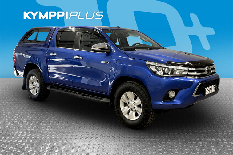 Toyota Hilux Double Cab 2,4 D-4D 150 4WD Premium Automaatti 2-paikkainen - Juuri Katsastettu / Webasto / Koukku / P.kamera / Navi