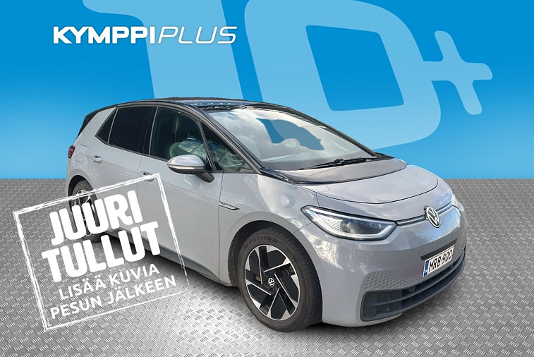 Volkswagen ID.3 Pro Performance Style 150 kW, akku 58 kWh - Lämpöpumppu / Matrix LED / ACC / Lasikatto / 2x renkaat vanteilla