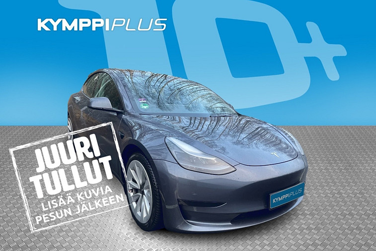 Tesla Model 3 RWD - Koukku / LED / P.kamera / Kaistavahti / Blis / ACC / P.tutkat / Navi