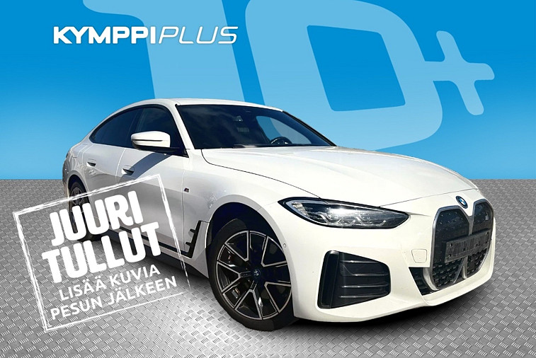 BMW i4 eDrive40 M Sport - Soh 93.5% / Led / 2 x renkaat ja vanteet / Sporttipenkit / Ratinlämmitin /  Navi