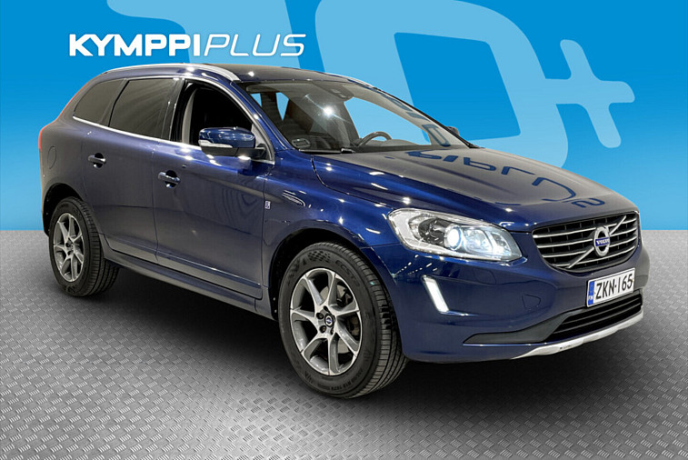Volvo XC60 D4 AWD Ocean Race Business aut - ** Webasto / Volvo On Call / Suomi-auto / Nahat / Ratinlämmitin / Lämmitettävä tuulilasi / Sähköluukku **
