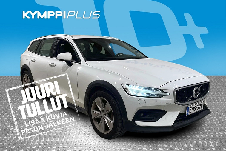 Volvo V60 Cross Country D4 AWD Business aut - Jakohihna juuri vaihdettu / Webasto / 360° Kamera / Pilot Assist II / Adapt. Vakkari / BLIS / LED High Level / High Performance Audio / Sähköluukku
