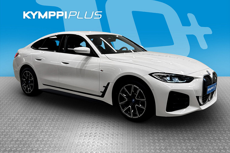BMW i4 eDrive40 M Sport - Soh 93.5% / Led / 2 x renkaat ja vanteet / Sporttipenkit / Ratinlämmitin /  Navi