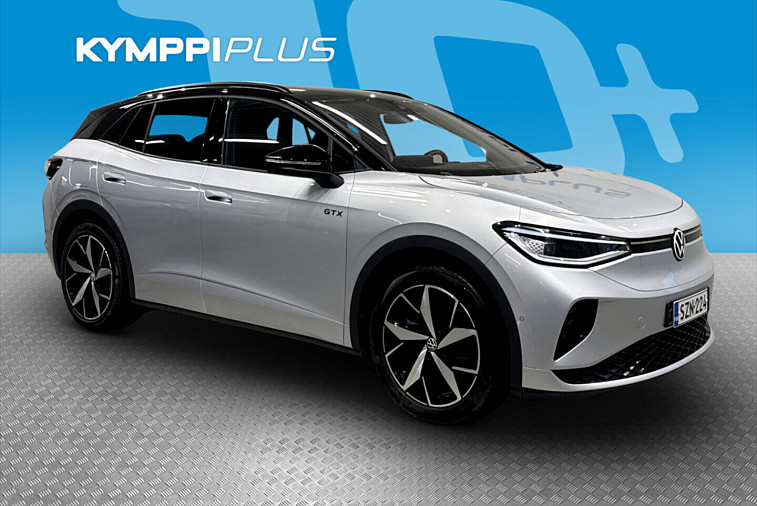 Volkswagen ID.4 GTX Dual Motor AWD,  akku 77 kWh - Koukku / Keyless / ACC / Lämpöpumppu / Kamera / 2x Renkaat vanteineen
