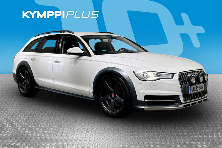 Audi A6 allroad quattro Land of quattro Edition 3,0 V6 TDI 160 kW quattro S tronic - Webasto, alle taittuva vetokoukku 2 500 kg vetomassa, katsastettu 9/2026, ilmajousitus, quattro-neliveto, V6 TDI 218 hv, Xenon-ajovalot, tutkat edessä ja takana, nahka-Alcantara-urheiluistuimet