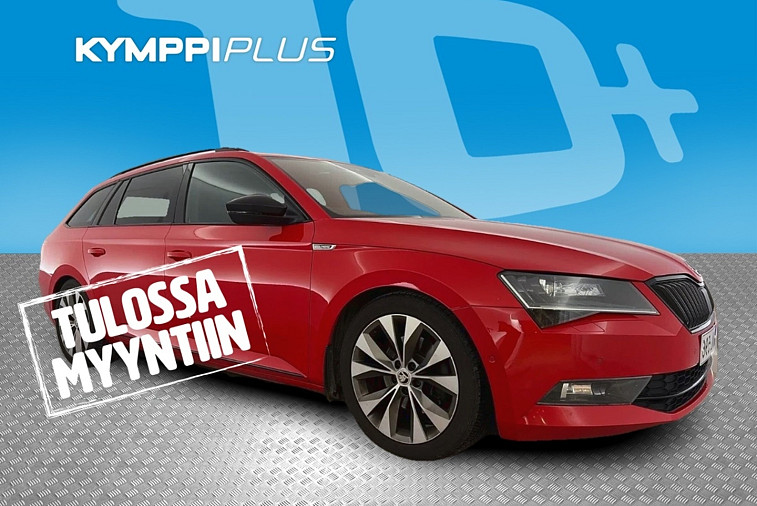 Skoda Superb Combi 1,4 TSI ACT SportLine DSG Autom. - Canton Audio / Navigointi / Urheiluistuimet / Nahka-Alcantara / Webasto / Alle taittuva vetokoukku / Keyless / ACC / Xenon