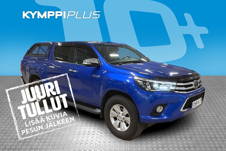 Toyota Hilux Double Cab 2,4 D-4D 150 4WD Premium Automaatti 2-paikkainen - Juuri Katsastettu / Webasto / Koukku / P.kamera / Navi