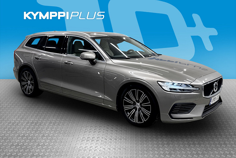 Volvo V60 T6 TwE AWD Momentum aut - Neliveto / Vetokoukku / Adaptiivinen Vakionopeudensäädin / HUD / 360° Kamera / Nahkaverhoilu / Webasto / Harman Kardon / Kotiintoimitus