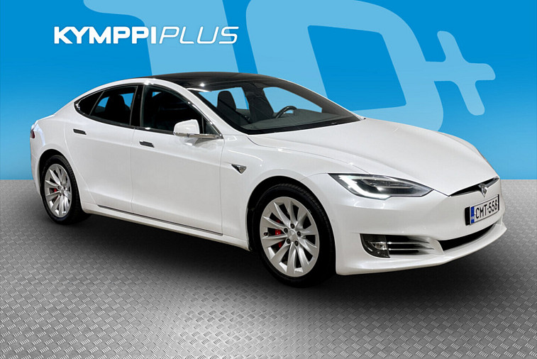 Tesla Model S P 100 D Ludicrous - Kahdet renkaat vantein / Ludicrous / SoH 91% / Suomi-auto / Ilmastoidut penkit / Nahkaverhoilu / LED -ajovalot / ACC / Ilmajousitus