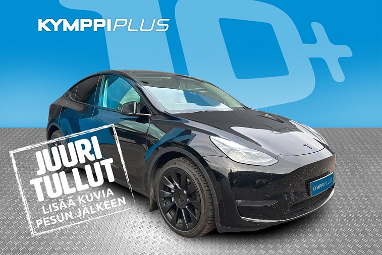 Tesla Model Y Long Range - ** Musta / 20'' Induction / Lasikatto / Adapt. vak **