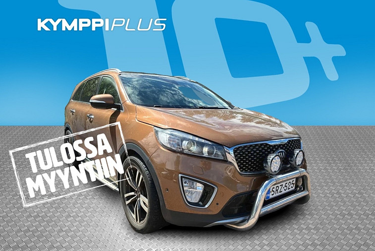 Kia Sorento 2,2 CRDi AWD Business Premium A/T 7P - 7-paikkainen / Nahkaverhoilu / Vetokoukku / Kamera / Navigointi / Lasikatto