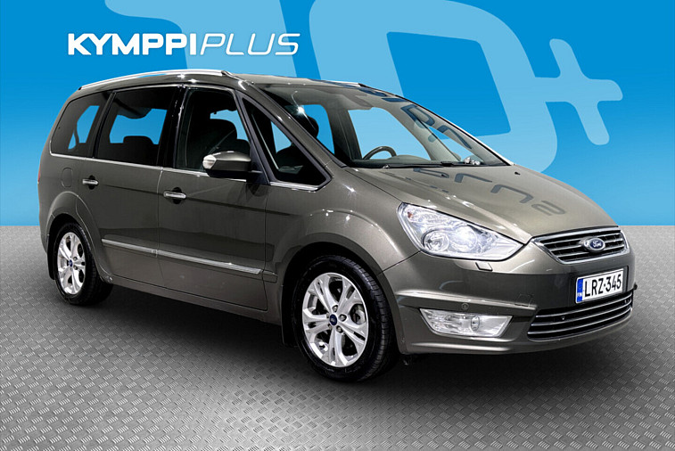 Ford Galaxy 2,0 TDCi 140 hv PowerShift Ghia A6 5-ovinen - Cruise / 7 paikkainen / Täysi huoltokirja / Huollettu ja hihna vaihdettu 7/2026 / Tutkat / Webasto / Koukku / Ylläpitolaturi