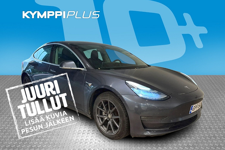 Tesla Model 3 Long-Range Dual Motor AWD - Vetokoukku / Kahdet renkaat vantein / Lasikatto / Peruutuskamera / Nahkaverhoilu / Premium Audio / LED-ajovalot