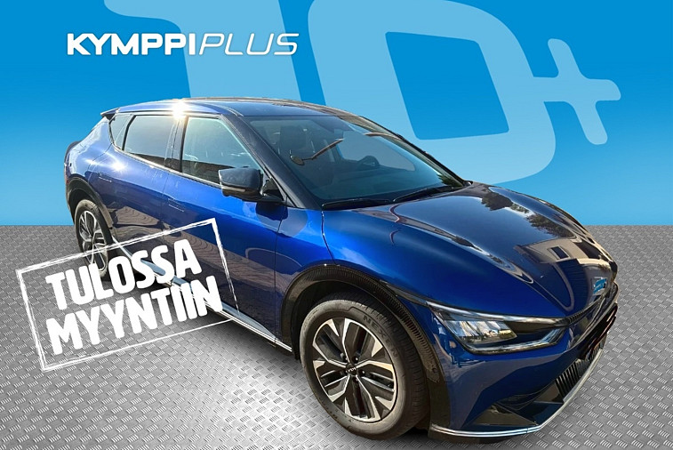 Kia EV6 RWD 77 kWh 229 hv - ** Lämpöpumppu / Nahkasisusta, lämmitettävät & ilmastoidut penkit / Adapt. vak / LED / 360° Kamera **