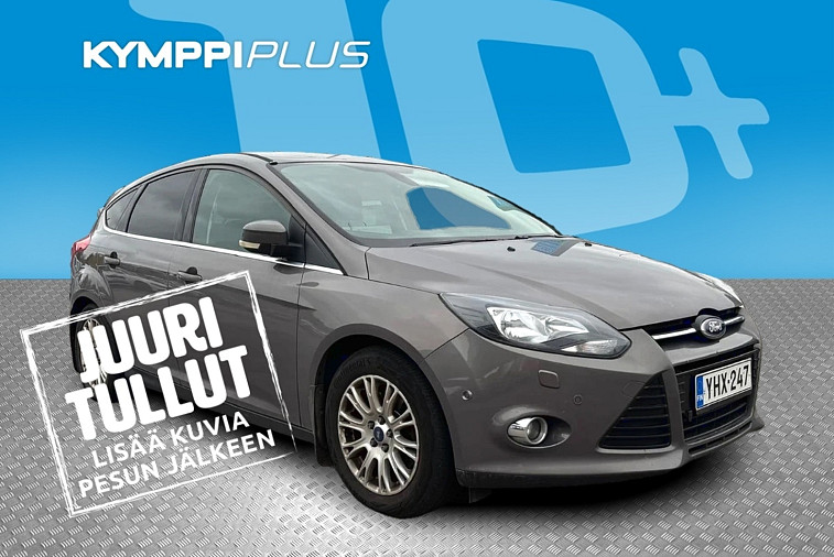Ford Focus 1,6 EcoBoost 182 hv Start/Stop Titanium M6 5-ovinen - Tehokas 182hv malli! / Juuri tehty jakopää ja öljyt! / Vakkari / Suomi-auto / Tutkat