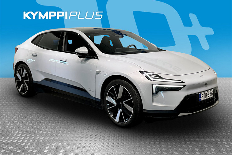 Polestar 4 Long Range Dual motor - Pilot ja Plus paketit / Matrix LED / 360 kamera / Lasikatto / Koukku / 2x vanteet ja renkaat Polestar vanteilla!