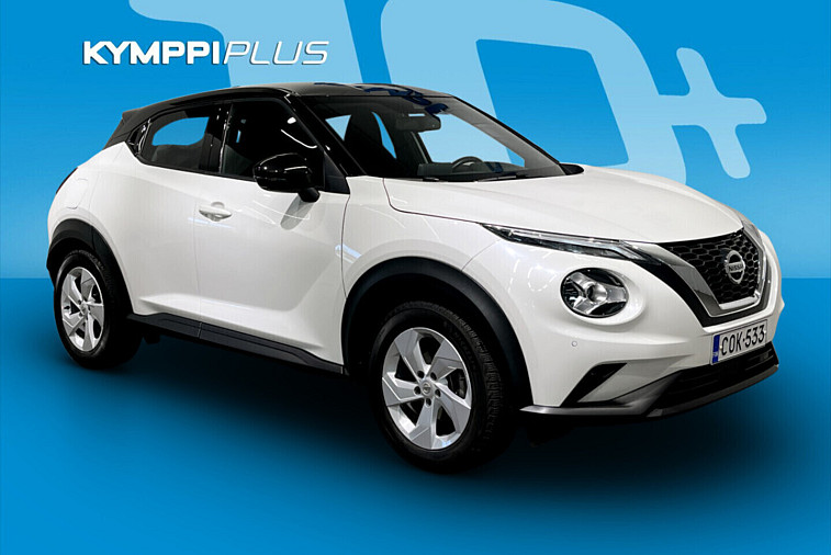 Nissan Juke DIG-T 117HP 6MT N-Connecta Tech Pack MT + Navi + two-tone - Upeasti varusteltu ja hyvällä pidolla pidetty Nissan! 2-omisteinen Suomiauto, Adapt. vakkari / 360 kamera / Lämmitettävä tuulilasi