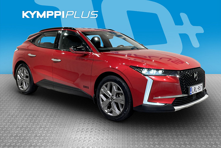 DS 4 E-Tense Plug-in Hybrid 225 Trocadero Cross Automaatti Launch Edition - LED / Koukku / HUD / P.kamera / Navi / Kessy / Suomi-auto / SoH 92,06%