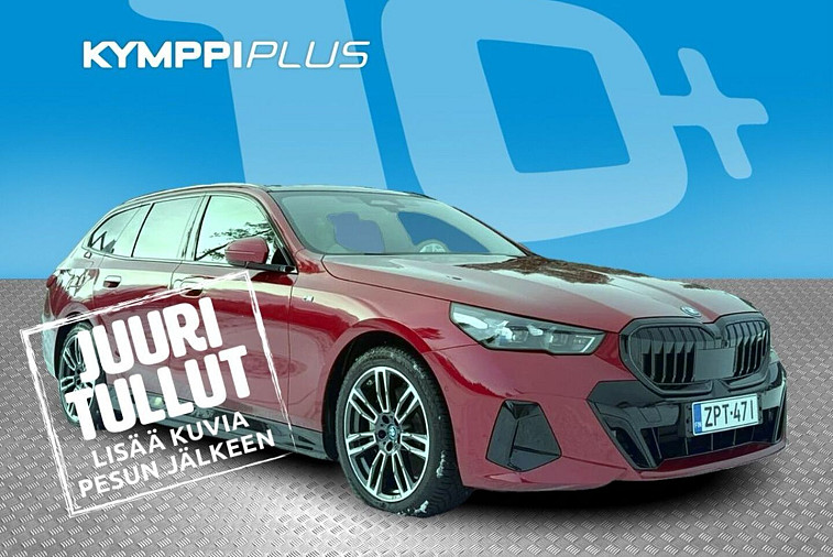 BMW i5 G61 Touring xDrive40 M Sport - **Huippuvarusteet, mm: HUD, Pano, Comfort Access, 360, koukku, Bowers & Wilkins, Jatkotakuu 01/2030 asti**