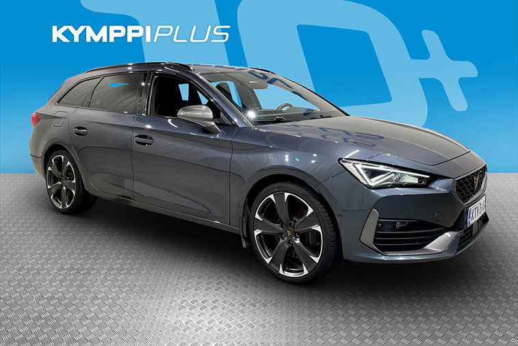CUPRA Leon Sportstourer 1,4 PHEV 180 kW e-HYBRID DSG - ** Suomi-auto / Vetokoukku / Keyless / Digimittari / Peruutuskamera / Adapt. vak / Lämpöratti / Navi **