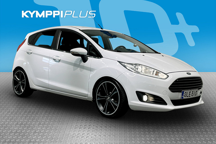 Ford Fiesta 1,0 EcoBoost 100hv Start/Stop Titanium M5 5-ovinen - Suomi-auto / Paranneltu Äänentoisto järjestelmä / Moottorilämmitin ja sisäpistoke / Lämpölasi