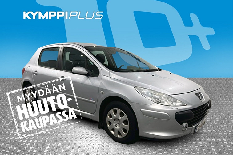 Peugeot 307 Trendy 1,6 5d - Myynnissä Huutokaupat.com sivustolla. Ei vaihtoa eikä rahoitusmahdollisuutta - Koukku / Ilmastointi / Myynnissä huutokaupat.com sivustolla