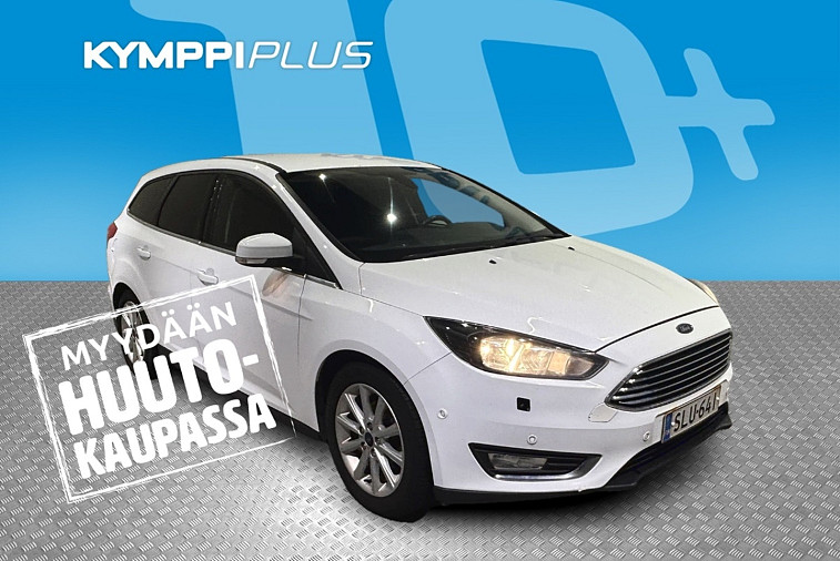 Ford Focus 1,5 TDCi 120 hv Start/Stop M6 Titanium Wagon MYYDÄÄN HUUTOKAUPALLA!!! - https://huutokaupat.com/kohde/6504707/ford-focus-2015