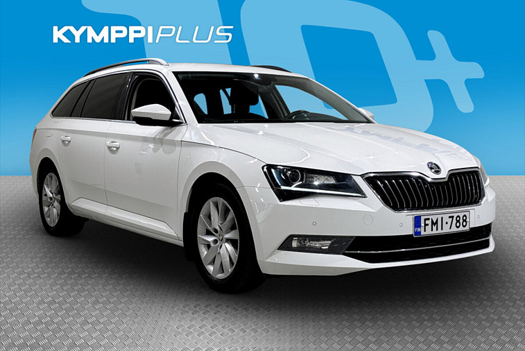 Skoda Superb Combi 1,4 TSI ACT Ambition DSG Autom. - ** Bi-Xenon / ACC / Bluetooth / Apple Carplay (MirrorLink) / Sähkösäätöinen kuljettajan istuin muistipaikoilla / Navi / Tutkat eteen ja taakse **