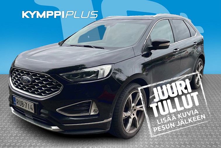 Ford Edge 2,0 TDCi Bi-Turbo EcoBlue 240hv A8 Vignale 5-ovinen - ** Bang & Olufsen / Webasto / Adapt. Cruise / Keyless / Vetokoukku / Nahkasisusta / Sähköluukku / Navi / Bi-LED **