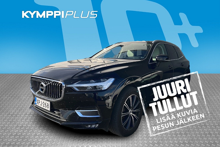 Volvo XC60 B4 AWD MHEV Business Inscription aut - Siisti Volvo vaalealla nahkasisustalla - Adapt. vakkari / VOC / Katveavustin / Kaistavahti