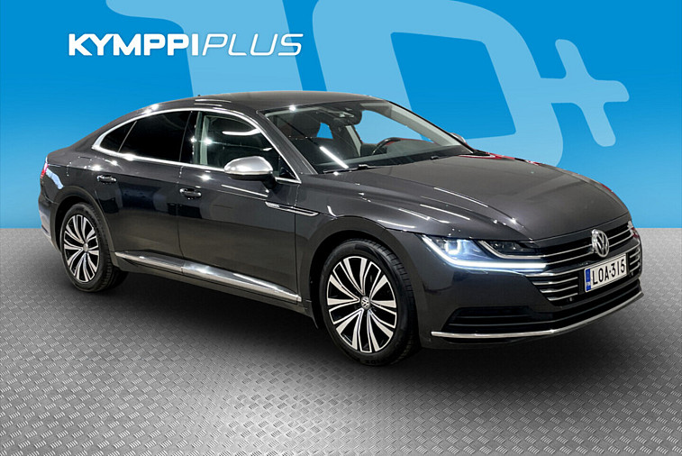 Volkswagen Arteon Elegance 2,0 TDI 110 kW (150 hv) DSG-automaatti - Vetokoukku / ACC / Keyless / Navi / Digimittaristo / ergoComfort-istuin kuljettajalla / Nahka-alcantara