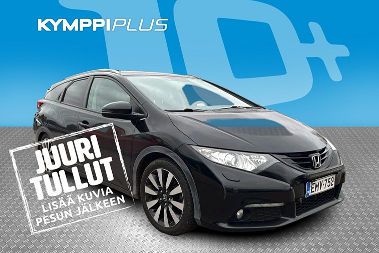 Honda Civic Tourer 1,8i Lifestyle Business HID - Juuri huollettu / Koukku / Kamera / Vakkari