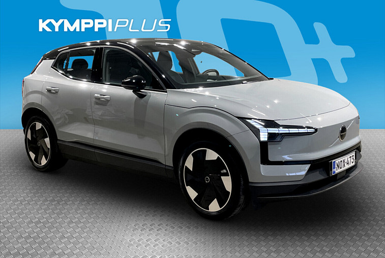 Volvo EX30 Twin Performance Plus - Kahdet renkaat vantein / Takuu voimassa / Puolinahkaverhoilu / Navigointi / Peruutuskamera / Lämpöpumppu / ACC / LED-ajovalot