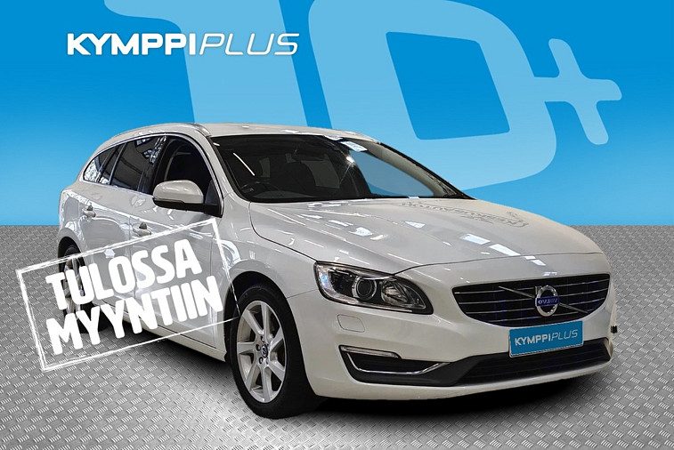 Volvo V60 D4 Summum aut - ** Xenon- valot / Webasto / Vetokoukku / High Performance- äänentoisto / Bluetooth / Nahkasisusta / Sähkösäätöinen kuskin penkki muistilla / Kessy **