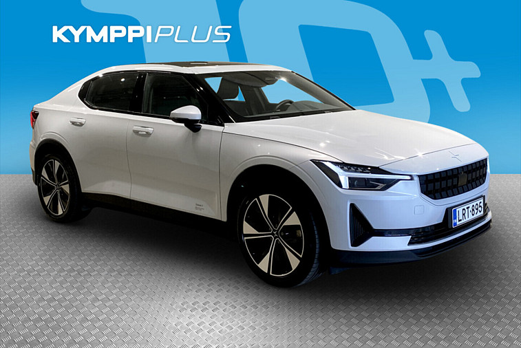 Polestar 2 Long Range Single Motor, 170kW, 78kWh - 1 omistaja / Suomi-auto / Täydellinen merkkiliikkeen huoltohistoria / Lasikatto / Peruutuskamera / Urheiluistuimet / Lämpöpumppu / CarPlay & Android / Vakionopeudensäädin / LED-ajovalot